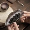 Coarse Pottery Maple Leaf Tea Scoop Boutique Tea Infuser Spoons Chahe Shovel Appreciation Ladle Chinese Tea Set Supplies Craft