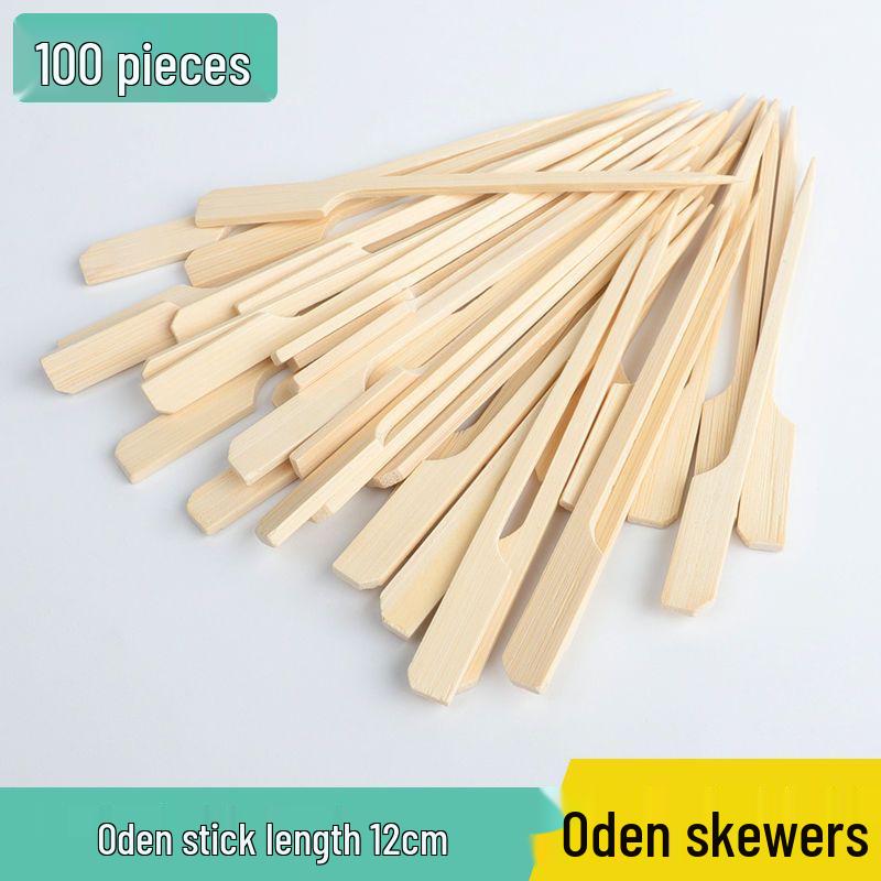 Disposable Bamboo Skewers for BBQ, Grilled Sausage, Kanto Stew, Bobo Chicken, and Mutton