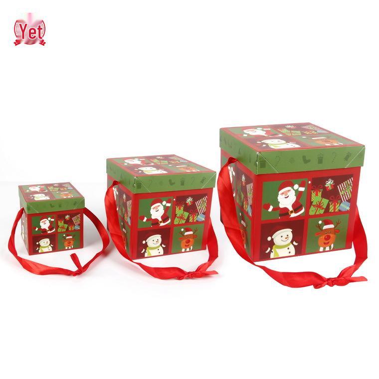 Christmas Eve Apple Gift Box Tree Decoration