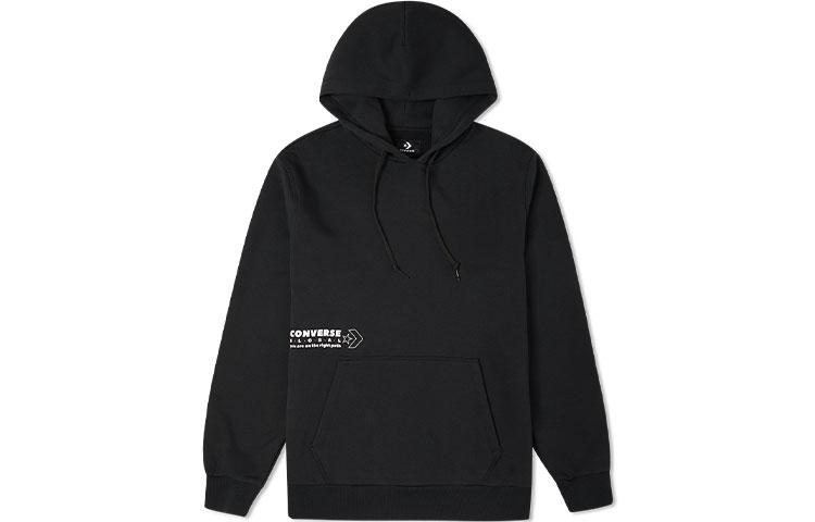 Converse Sweatshirts Men's Black Hooded Moderate Regular 10022725-A01