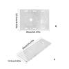 Camping Table Extension Panel Acrylic Clear Table Board Portable Clear IGT Table Board for Camping Light Enduring
