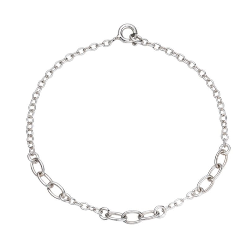 LILYKORI Silver Semi Chunk Bracelet