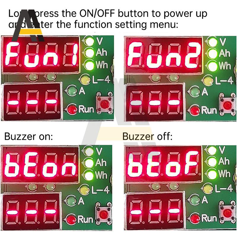 110W 60W 30V 0~9.99A Constant Current Electronic Load LCD Display Discharge Battery Capacity Meter Tester Board Monitorin Module
