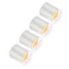 4 Rolls Bead String 109yd Long 0.03in Diameter Elastic Fiber Wear Resistant Bracelet String for