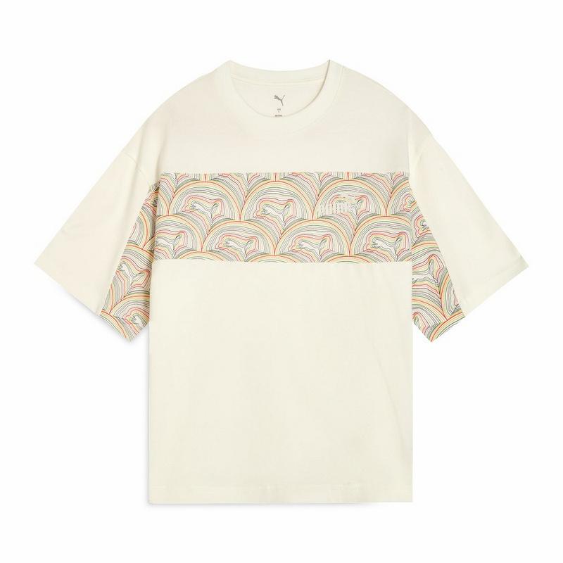 

Puma Knitted Simple Breathable Round Neck Short Sleeve T-Shirt Men Tops 690223-65 S