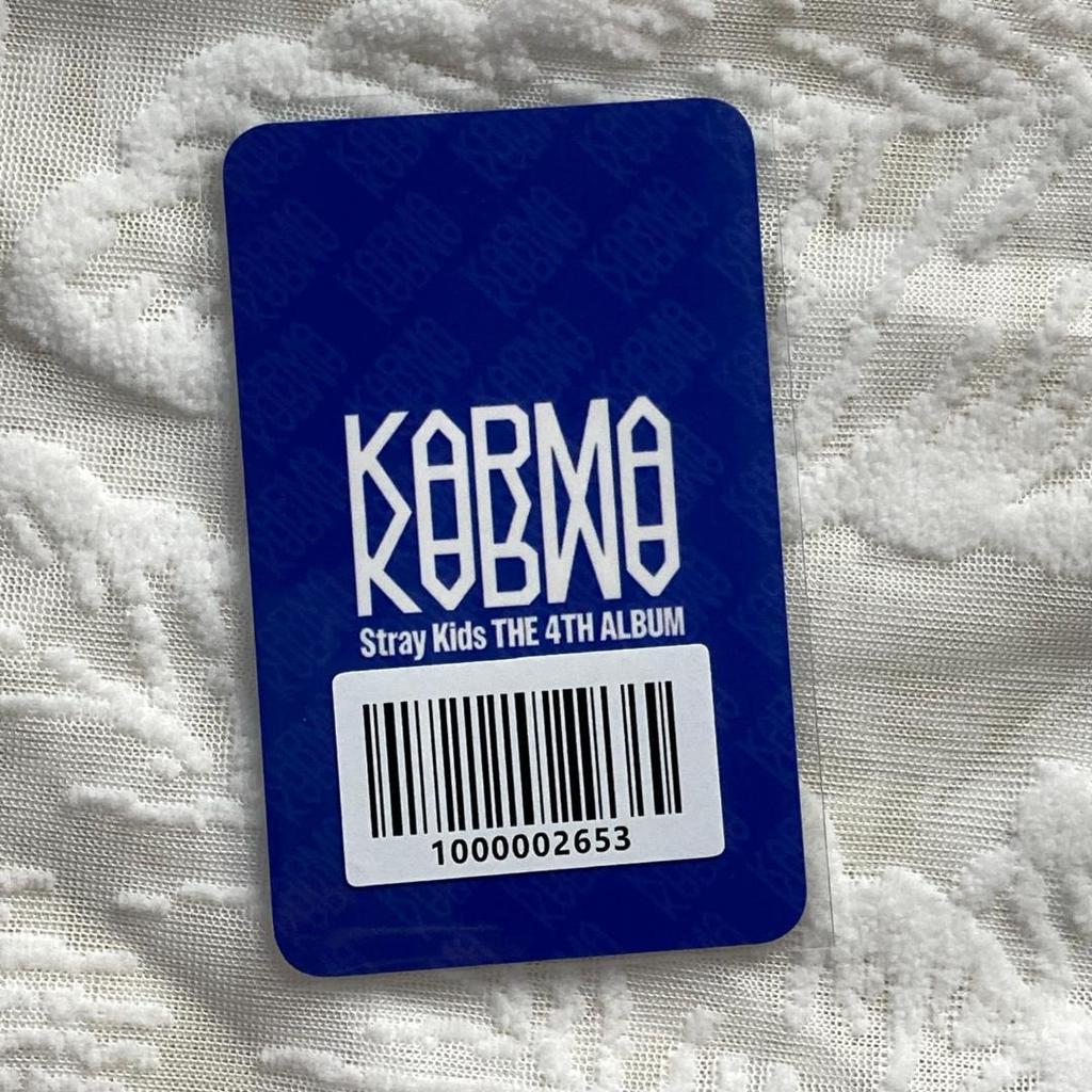 [USED] Felix Straykids KARMAfans Pre-list Straykids Trading Card