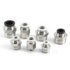 1Pcs Pipe Fitting PC Pneumatic Fittings Straight Hose Tube Air Connector Black 1/8" 1/4" 3/8" 1/2" Male Thread Quick Connecors