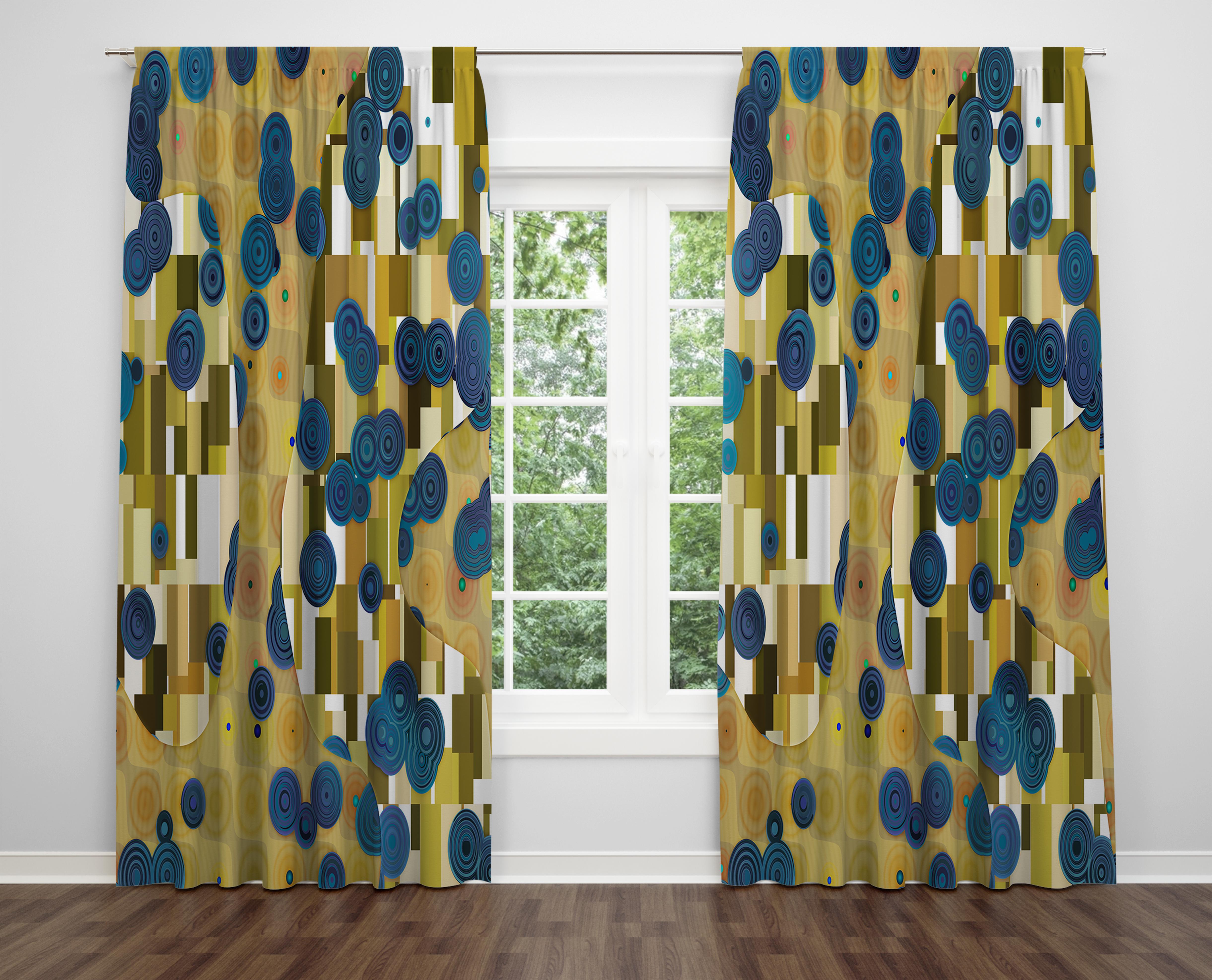 

Декоративний дизайн, високоякісна бавовняна тканина, ви можете вибрати одну або подвійну фіранку з крила 1 piece різнокольоровий