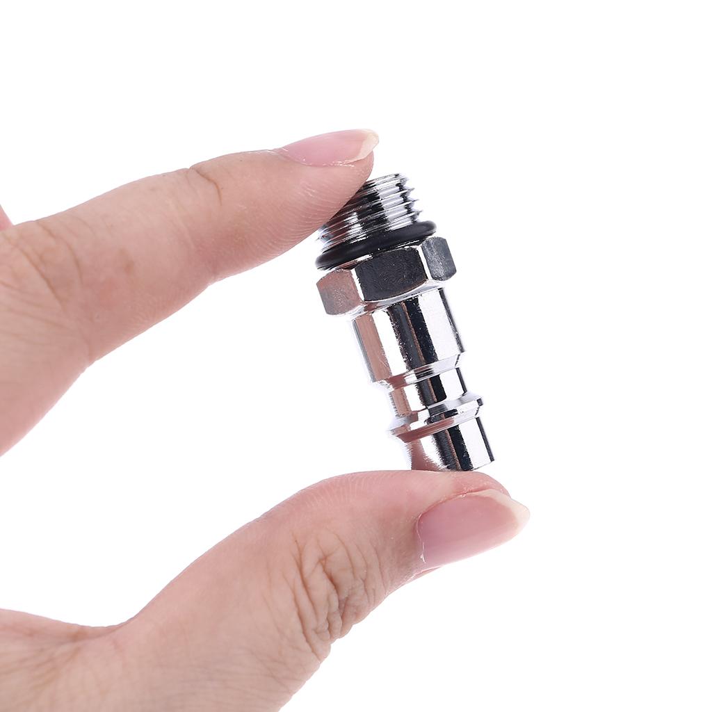 3 Pcs/Set 1/4" NPT Quick Coupler Air Hose Connector Fittings Practical US JP EU Type Set Plug Compressor for Industrial