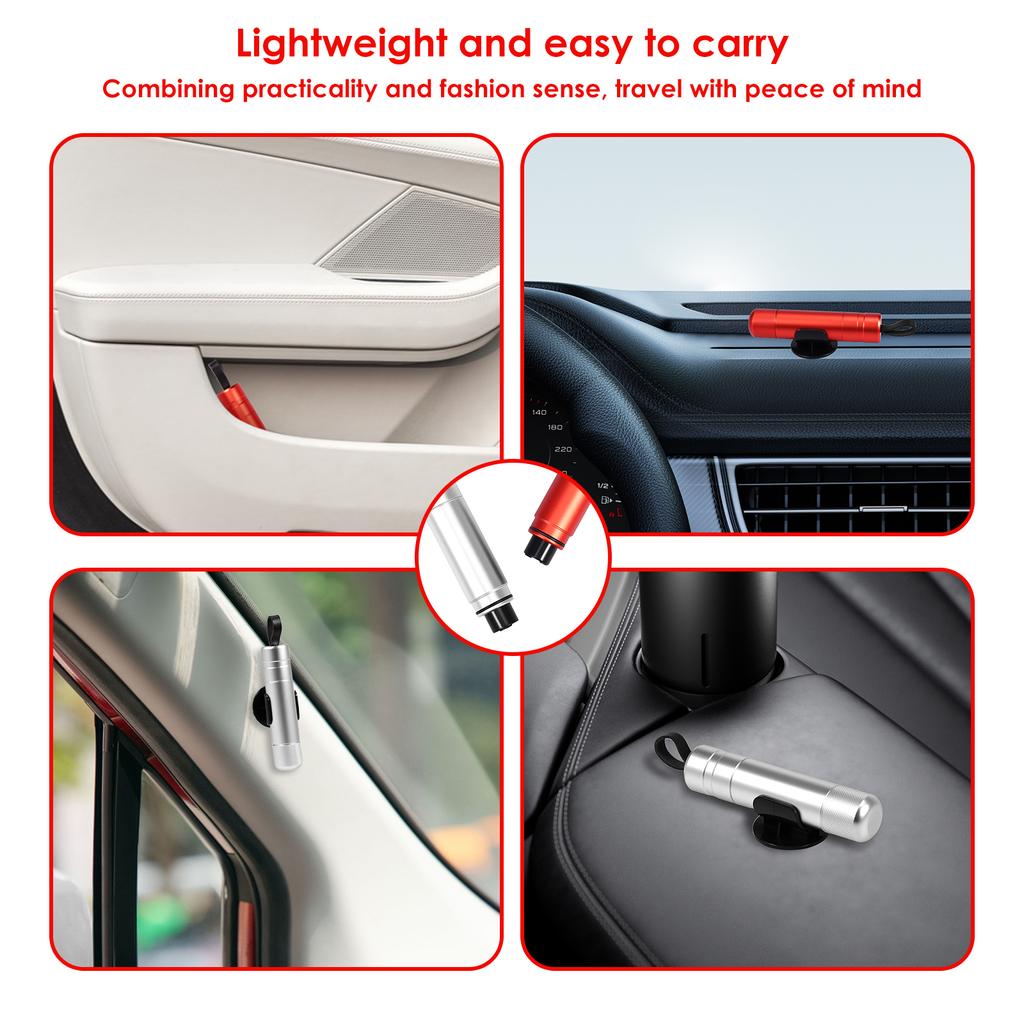 Car Emergency Hammer Cars Rescue Tools Safety Hammer Escape Seat Belt Cutter Lifesaving Auto Windows Glass Breaker Safety Hammer