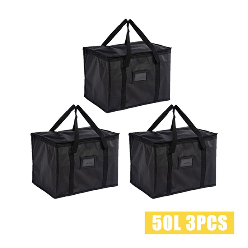 Borsa Frigo Termica Isolata da 70L Isolamento Per Mantenere Freddo Grande Capacità Portatile Borsa Pranzo Cerniera Picnic Campeggio Foglio di Alluminio Sacca per Cibo