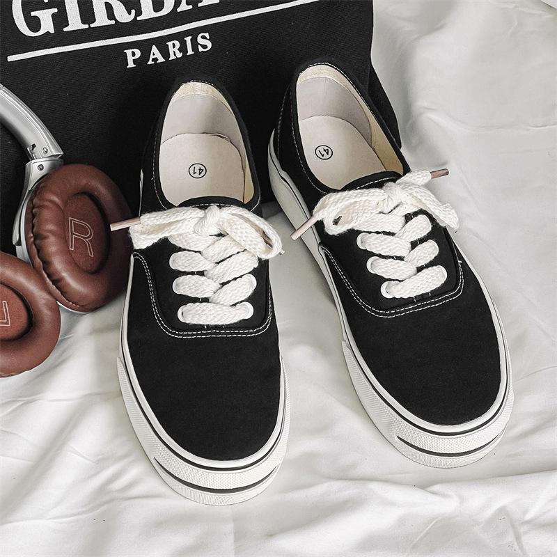 X Summer new breathable shoes canvas shoes soft sole breathable low-top shoe board shoes