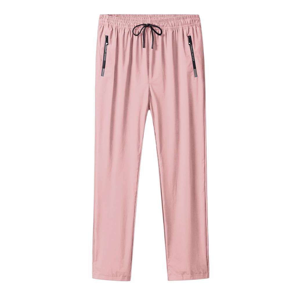Modische Damen Farbige Elastische Taille Lässige Hosen Mit Taschen Und Sporthosen