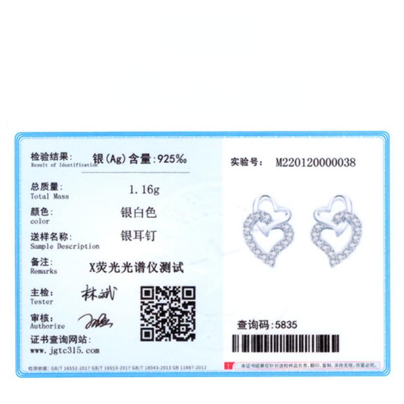 Tancise 925 Sterling Silver Zircon Earrings Drop Earrings For Women Wedding Party Gifts