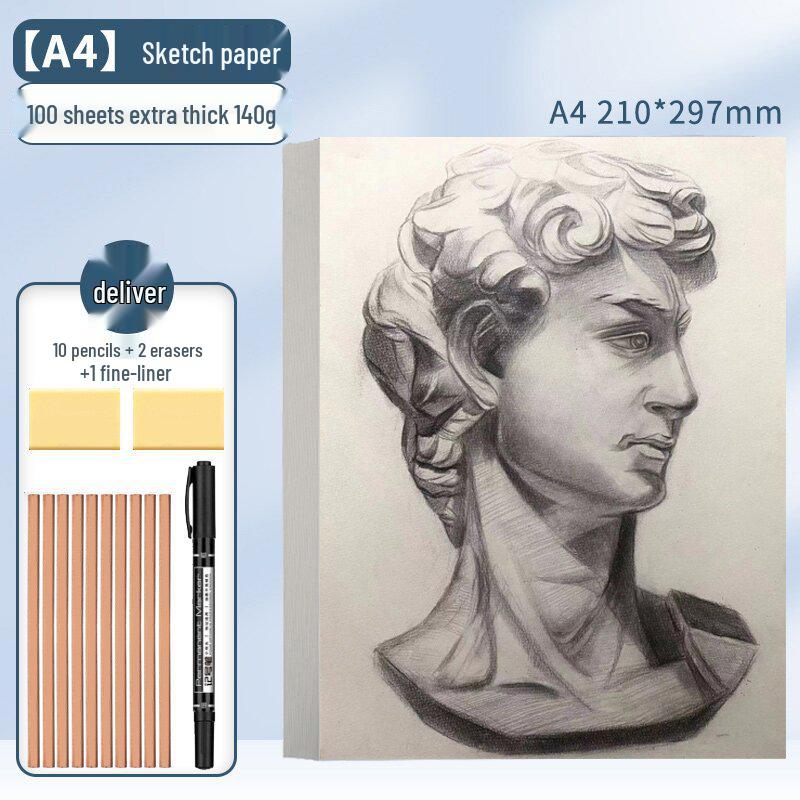 8K and 16K Watercolor & Drawing Paper for Children and Art Students - A4, 4K Full Sheets