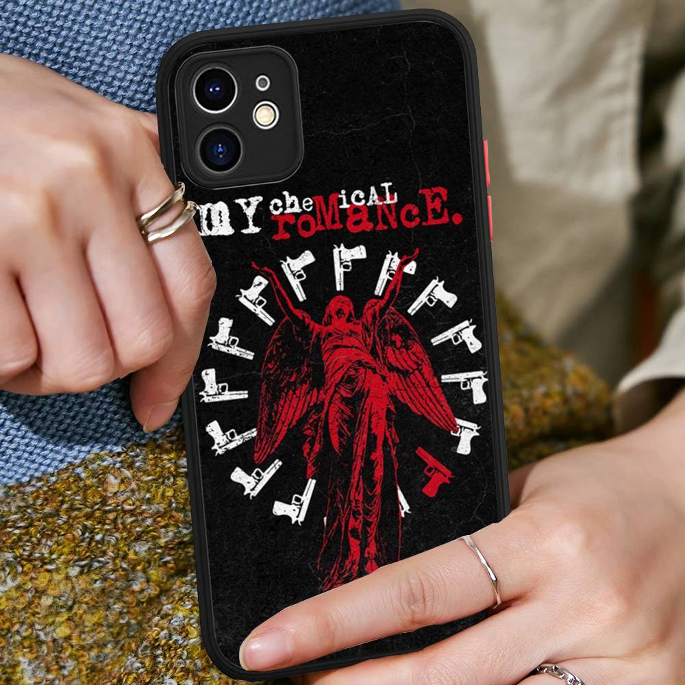 My Chemical Romance Rock Band Matte Protective Case For IPhone 16 15 14 13 12 11 Pro Max X XS MAX Protection Case