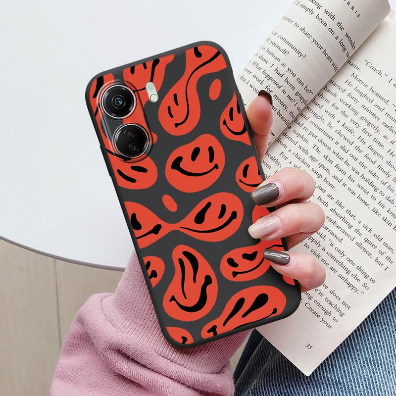 For Poco C65 Phone Case Silicone Soft TPU Protective Soft Cat Coque Para Fundas For Xiaomi Poco C65 Capa Little Dinosaur Shell