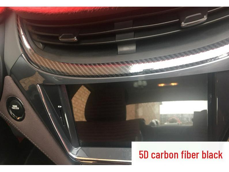 2016-2018 Chevrolet Malibu Carbon Fiber Interior Center Console Sticker