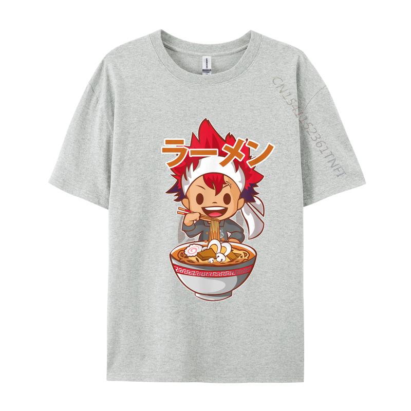Ramen Food Wars Tops Tees Tops T Shirt Ramen Food Wars Lovers Day Cotton Fabric Mens T-shirts 3D Printed Company