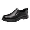 Aokang Men's Slip-On Business Casual Leather Shoes
