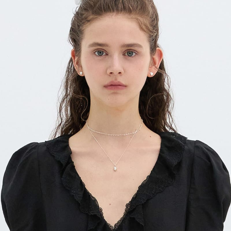 FLOWOOM Mesh Rose Dangle Scrunchie