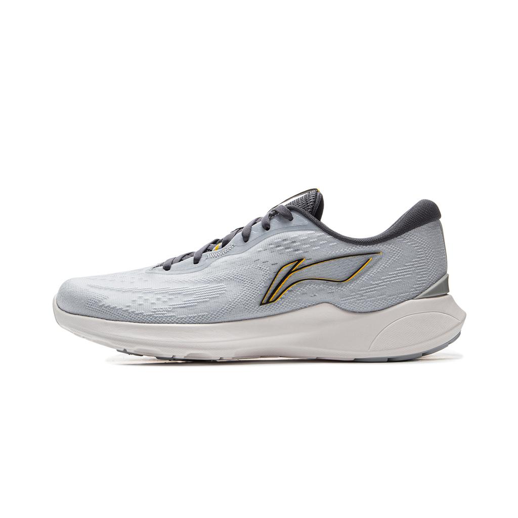 New LiNing Qingyi Cushioning Anti-Slip And Wear-Resistant Support Lightweight Low-Top Running Shoes Men's Dawn Gray ARSV029-2