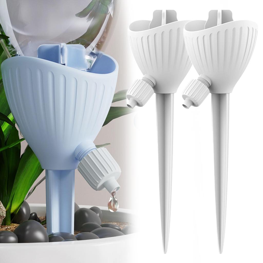 Adjustable Flow Lazy Flowerpot Automatic Potted Plant Watering Device Drip Water Switch Control Irrigation System Water Dropper