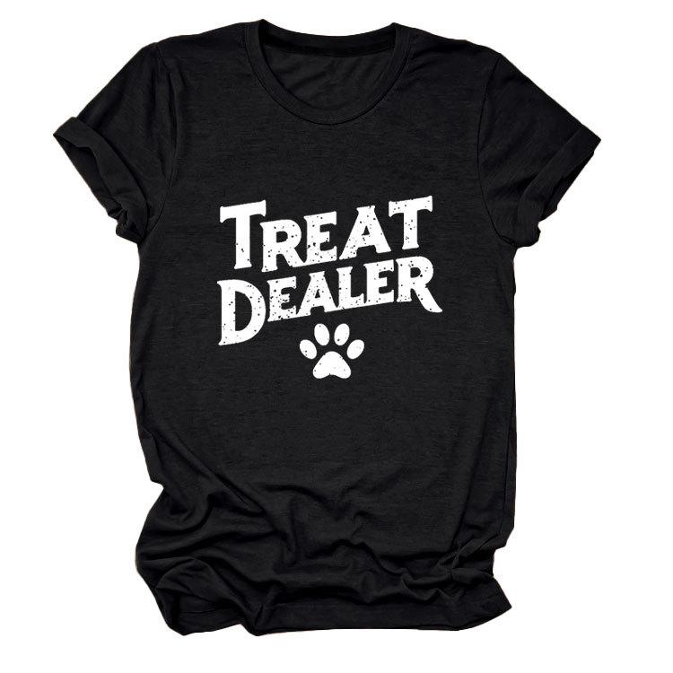 Temperament Casual Versatile Crew Neck Women's Short Sleeve T-Shirt