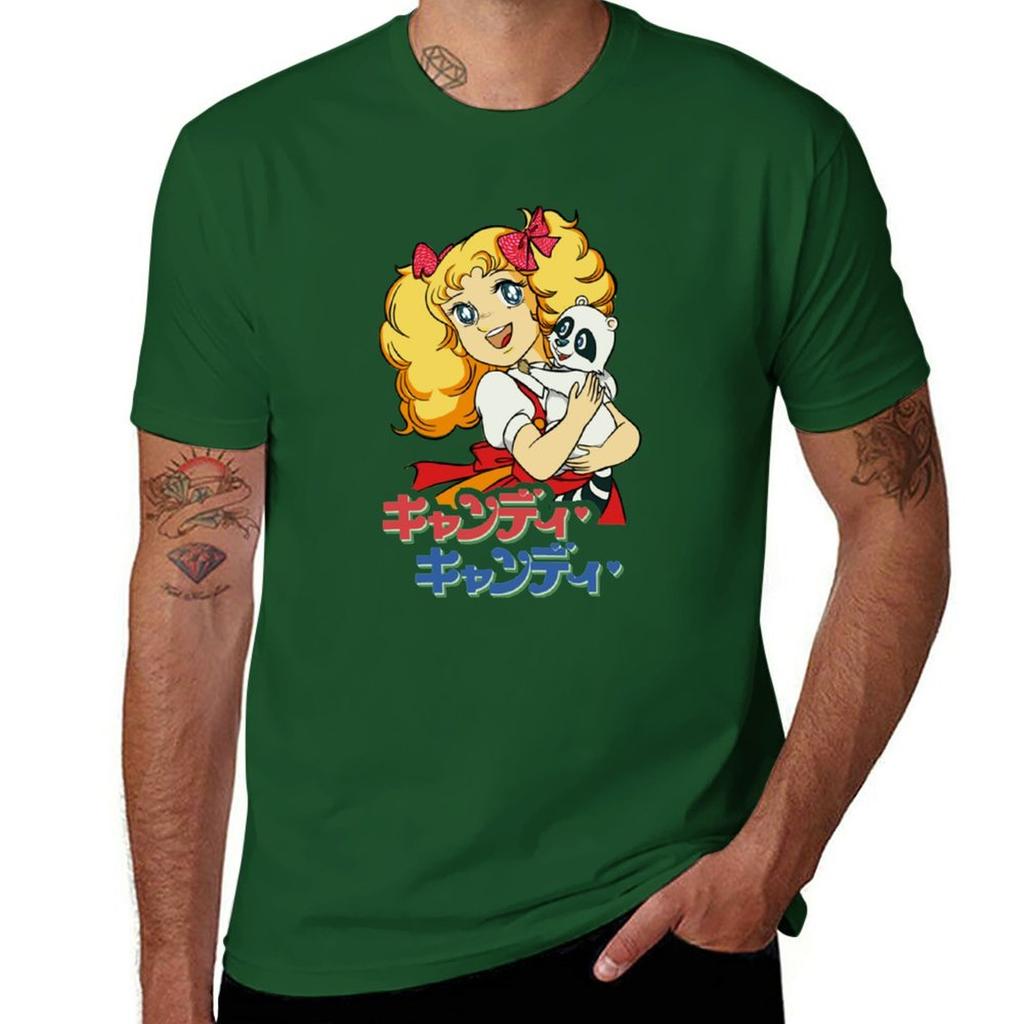 Candy Candy TShirt vintage quick drying mens t shirts pack