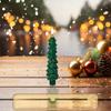 Scandinavian Evergreen LED Candles Minimalist Tree Shaped Flameless Tapers for Calm Winter Home Styling Paraffin LED Candle