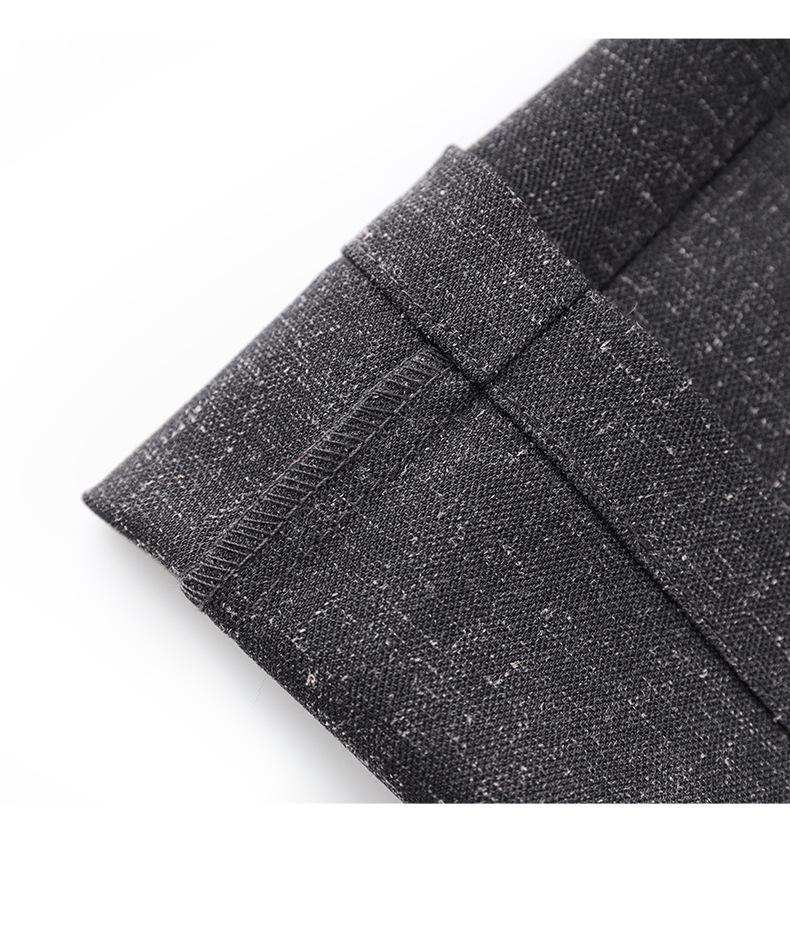 South Oil Fashion Linen Lace-Up Waistcoat & Wide-Leg Pants Set