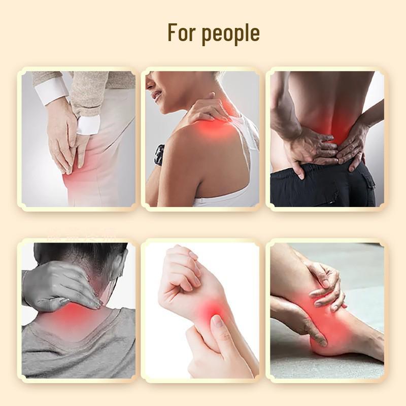 Traditional Handmade No-Residue Black Lumbar Pain Plaster Patch