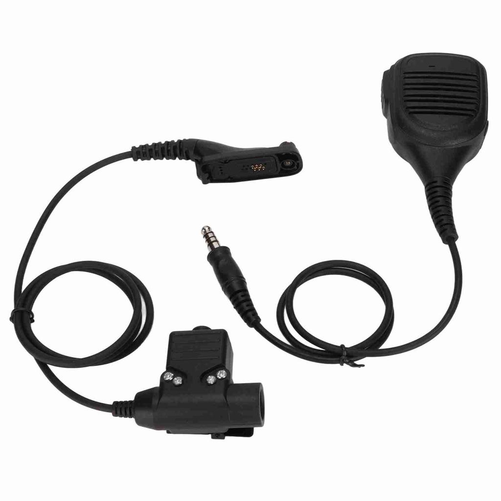 7.1mm Shoulder Microphone Handheld 2 Way Radio Speaker Mic with U94 PTT for MOTOROLA XIR P8268