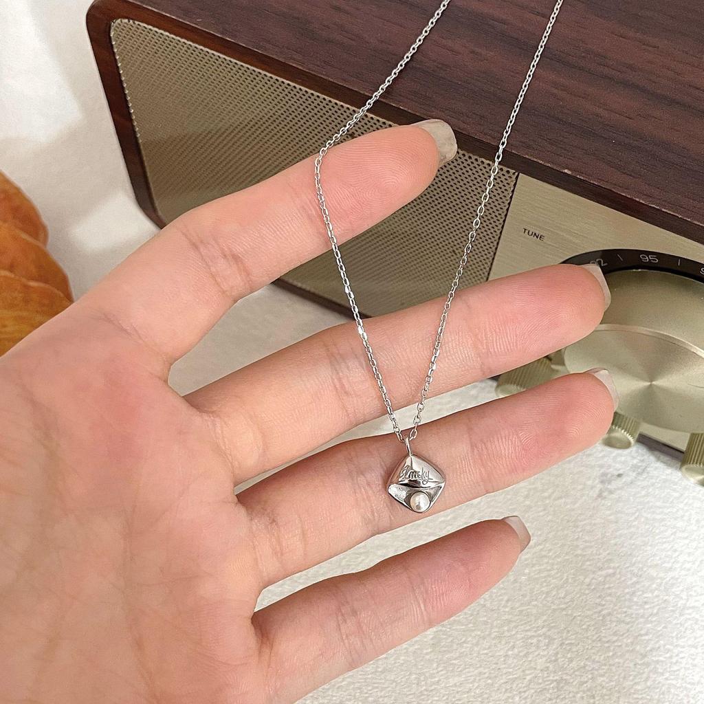Kaiming S925 Sterling Silver Pearl Pendant Necklace for Women - 2026 Summer Luxury Collection