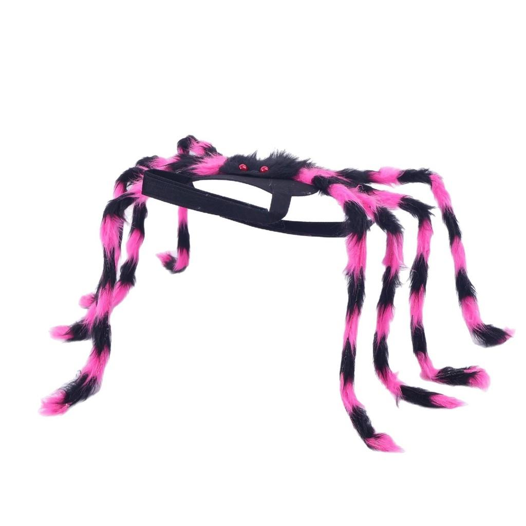 Halloween Spider Dog Costume With Fabric Material Pet Dress Up Accessory Party