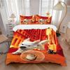 3pcs Disney Bolt Bedding Set 1 Soft Quilt Cover + 2 Pillowcases, Machine Washable Suitable for All SeasonsW018