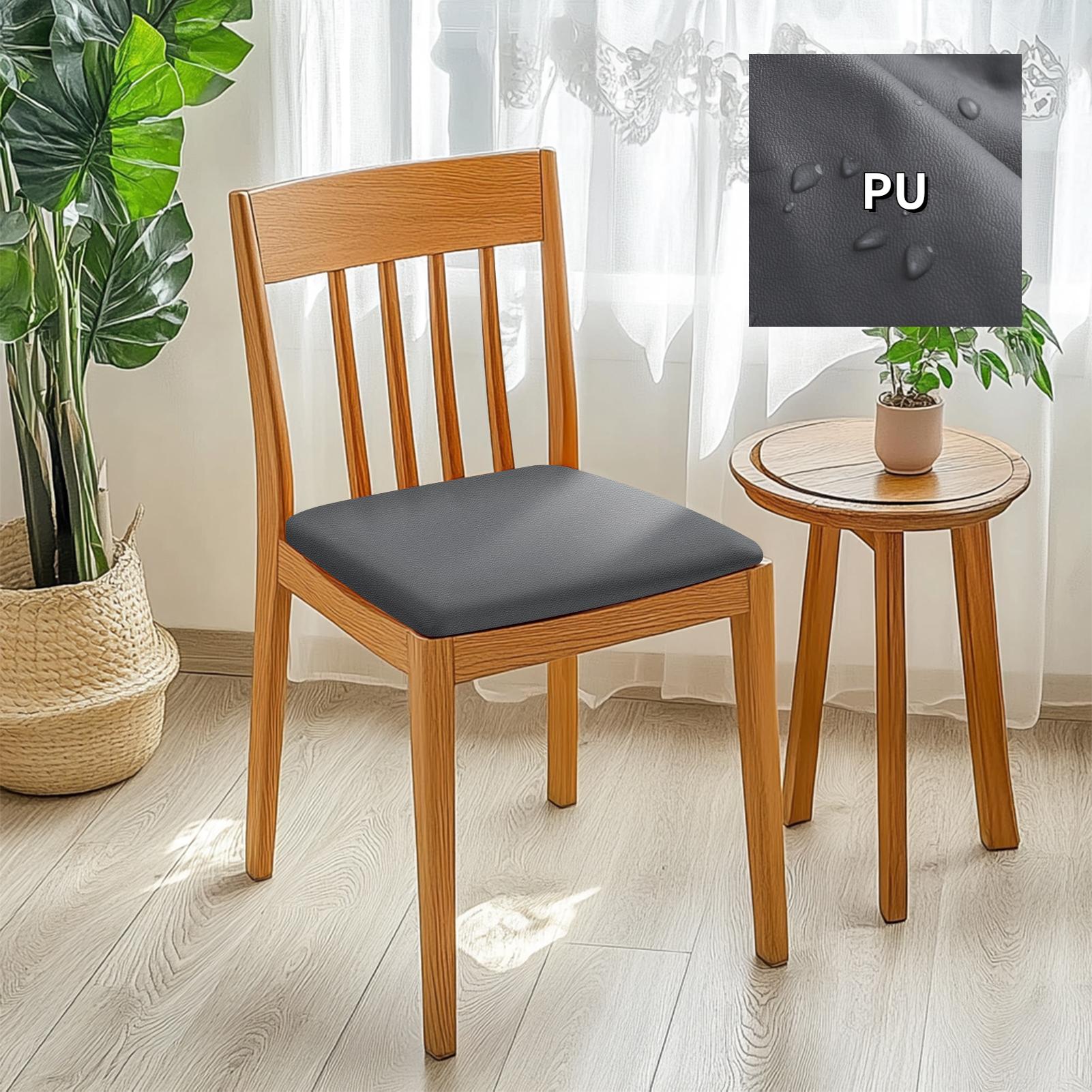 Чехлы для стульев в столовой набор из 48 эластичных съемных моющихся чехлов для сидений чехлов для стульев для украшения дома на кухне 4 PCS 3879₽