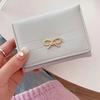 Bow Student Simplicity Wallet Korean Style Card Organizer Portable Card Holder  Card Holder Bag