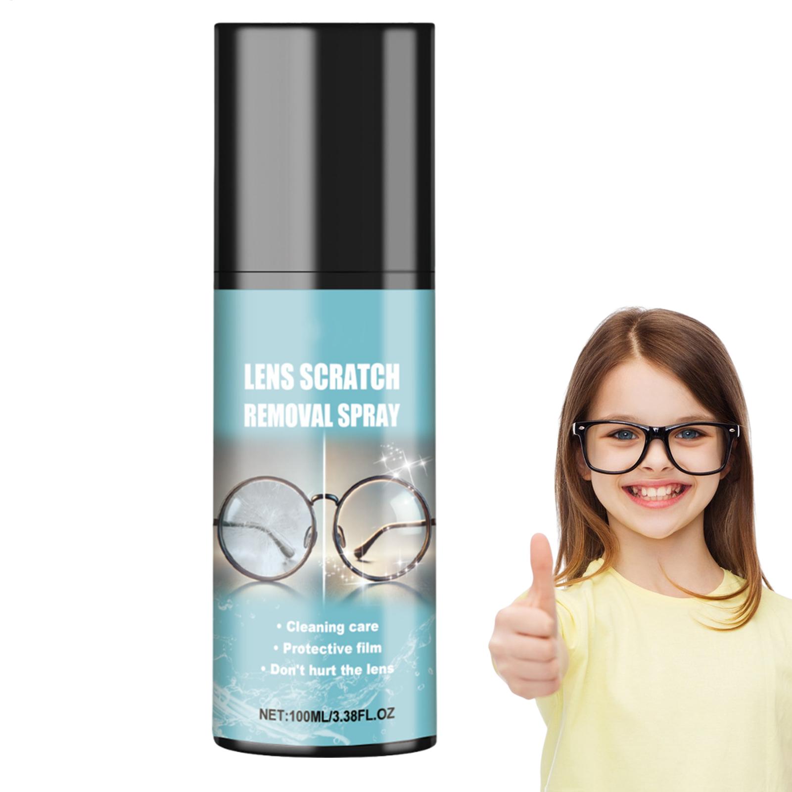 Lens Scratch Removal Spray 100ml Eyeglass Lens Cleaner Spray Effectively Clean Dirt Restore Lens Smoothness Makes Vision Clearer CN