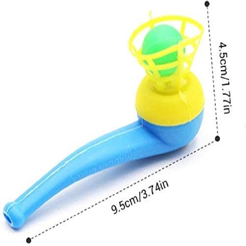 Suspended Blow Pipe Blow Ball Rod Board For Children Balance Training Floating Nostalgia Funny Game Vital Lung Capacity Toy Gift