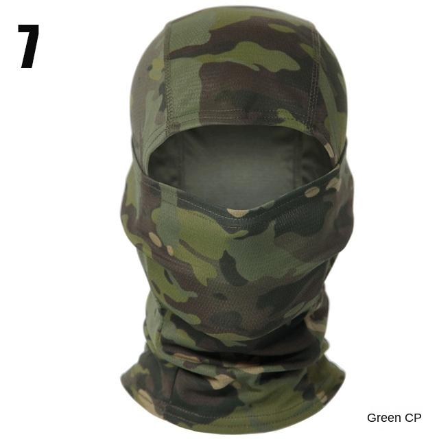 Bicycle Full Face Mask Military Camouflage Balaclava Outdoor Activity Fishing Hunting Hood Protection Army Athletic Helmet Liner Cap Scarf