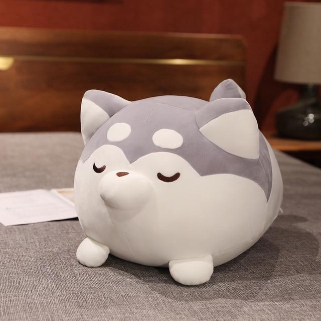 30 -70cm Kawaii Husky Plush Toys Lovely Fat Animal Plush Pillow Stuffed Soft Dolls Sleeping Cushion Girls Nice Birthday Gift