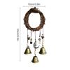 Wall Hanging Wind Chimes Praying for Blessings Bell Door Talisman Witchcraft Decorative Pendant