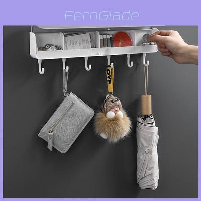 Modern Minimalist Wall Mount Door Hook With Abs Material For Bathroom And Toilet Storage