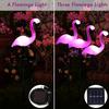 Solar Flamingo Light Garden Ornament Outdoor Waterproof Lawn Lamp Landscape Yard Light Patio Walkway Decoration Party Supplies