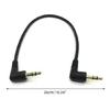 For Car Auxiliary 3Poles AudiosCable Plug Jacks3.5mm Male To Male Wire Converter
