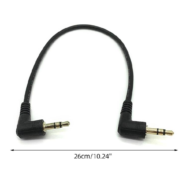 For Car Auxiliary 3Poles AudiosCable Plug Jacks3.5mm Male To Male Wire Converter