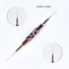 14 Sizes Nail Art Brush Metal Handle Nail Liner Brush Stripe Pattern Painting Brush Acrylic UV Gel Extension Drawing Carving Pen