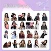 Korean Star Laser Sticker Pack - 50 Sheet DIY Stationery Decoration