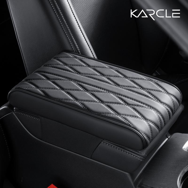 Universal Car Armrest Pad: Memory Foam Console Cover & Elbow Support